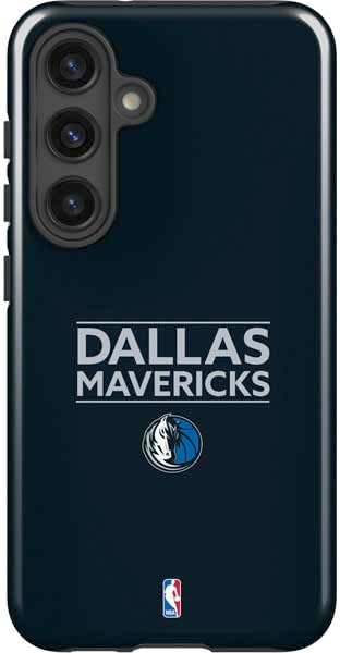 Skinit Impact Phone Case Compatible with Galaxy S25 - Officially Licensed NBA Dallas Mavericks Standard - Blue Design