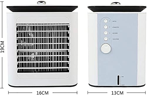 Climatiseur de table mini portable RJJ à 3 vitesses avec éclairage LED - 7