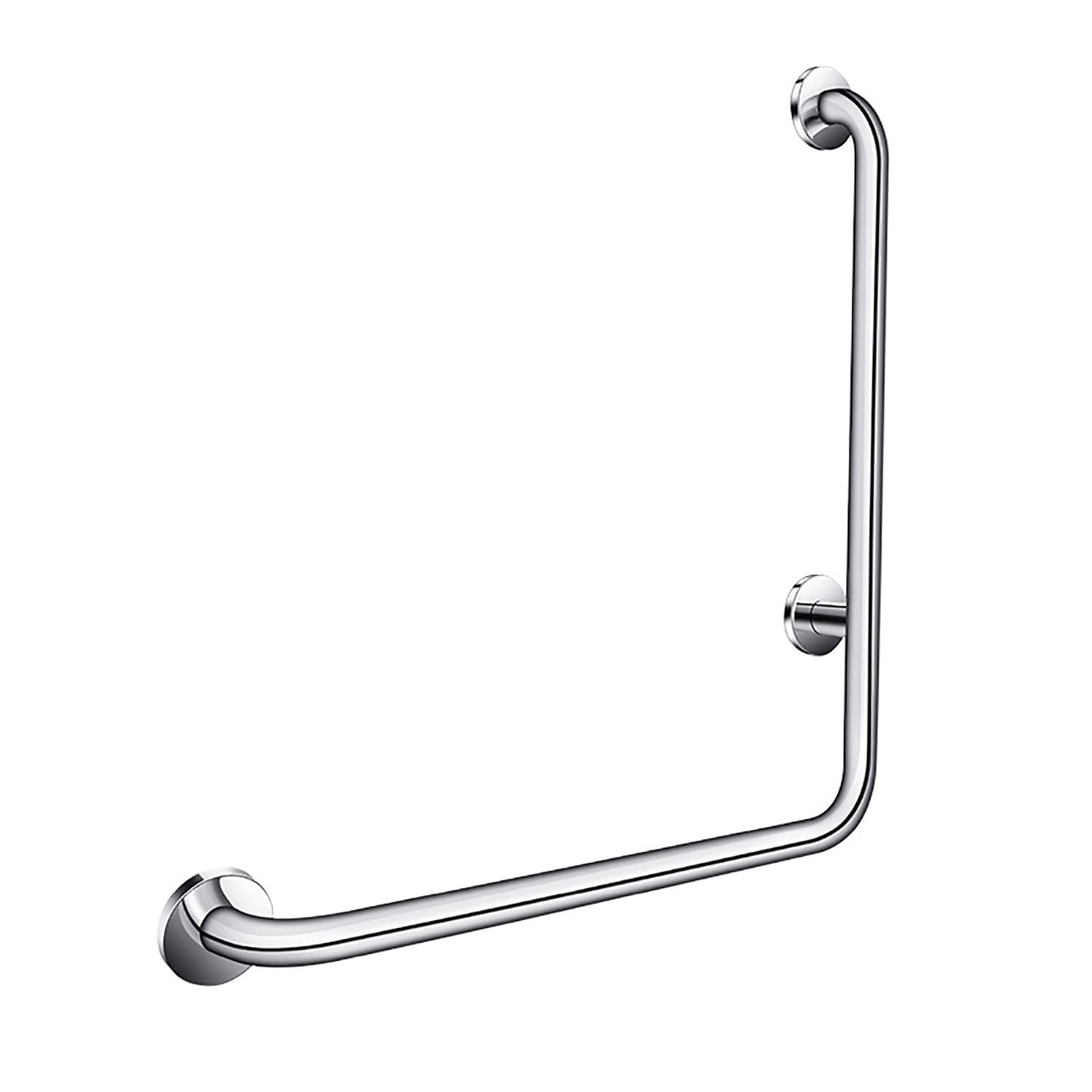 Corrimano per WC, maniglia angolare verticale a forma di L, corrimano per hotel, bagno, ospedale, barre doccia per anziani (colore: B)