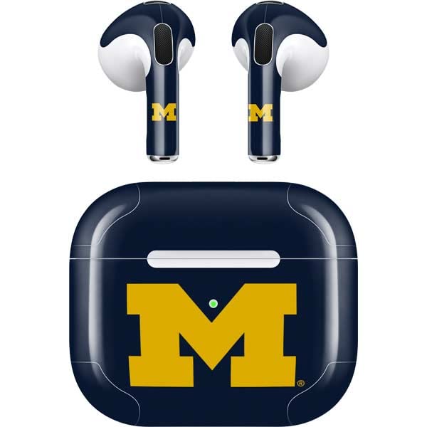 Skinit Decal Audio Skin Compatible with Apple AirPods (3rd Gen, 2021) - Officially Licensed Ann Arbor Est 1817 Design