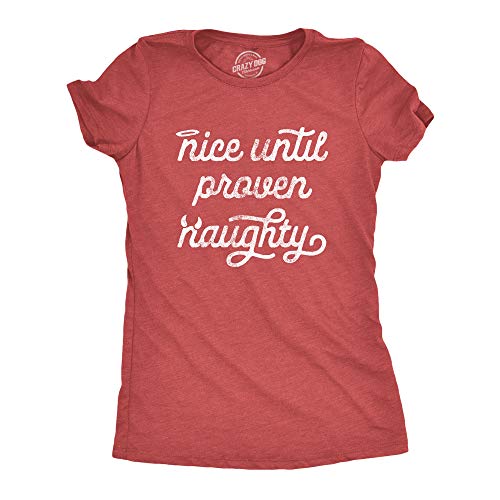 T-shirt de Noël femme cadeau original pour femme taille S rouge chiné