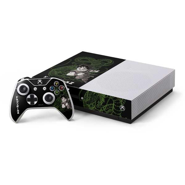 Skinit Decal Gaming Skin Compatible with Xbox One S Console and Controller Bundle - Officially Licensed Dragon Ball Z Goku Portrait Design