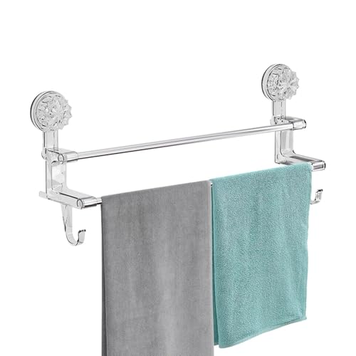 Suction Cup Towel Bar | Adhesive Towel Bar Suction Towesl Rack | Shower Door Adhesive Towels Basr Rack, Stainless Steel Bath