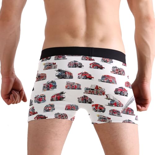 Green Alien Moon Ufo Mens Underwear Boxer Briefs3