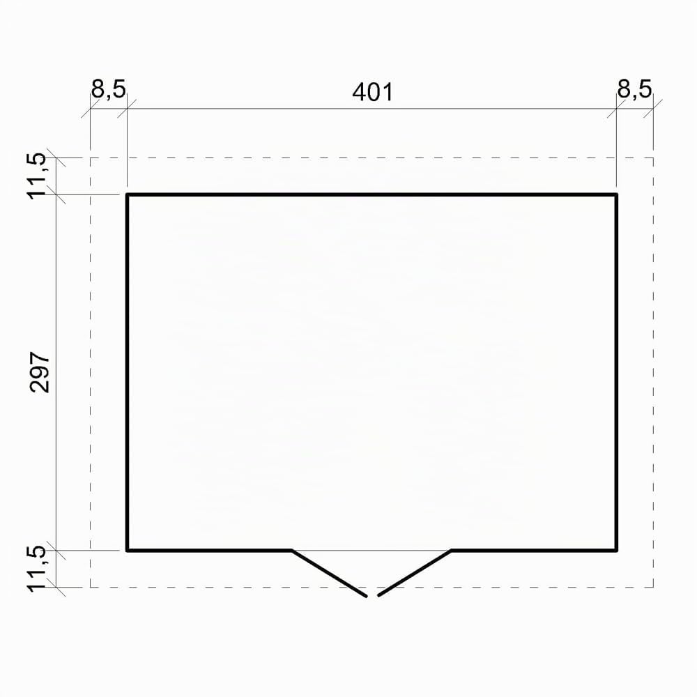Casa da giardino in legno naturale A246x418x320 cm/12 m²- Magazzino esterno con finestre - Capanno da giardino - Bici, Deposito attrezzi e rimessa TIMBELA M331