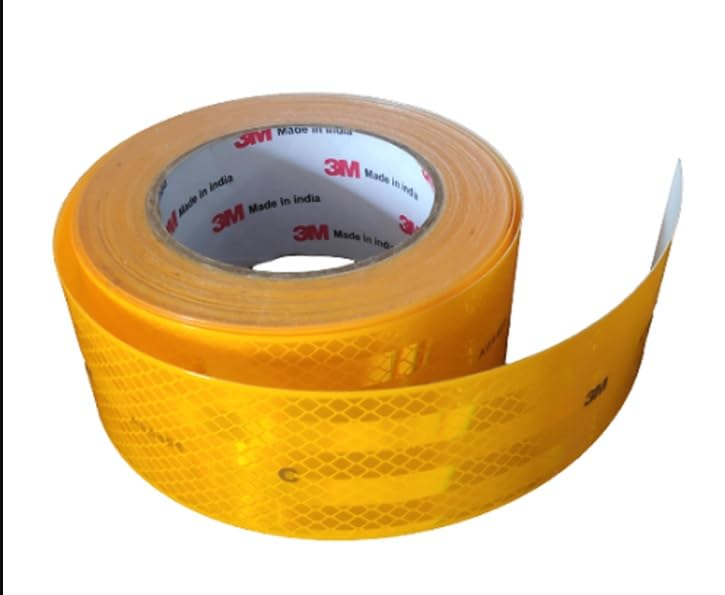 Image of 3M RRR4FT High Intensity Prismatic Grade Conspicuity Reflective Tape, (O2x10 FEET)
