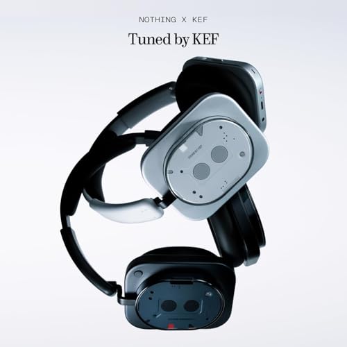 Image of Nothing Headphone (1) Hybrid Active Noise Cancelling Headphones, Wireless Over-Ear Headphones with 6 Mics, 80Hrs Playtime, Hi-Res Audio, KEF-Tuned, Spatial Sound, Comfort Fit & Fast Charging Black
