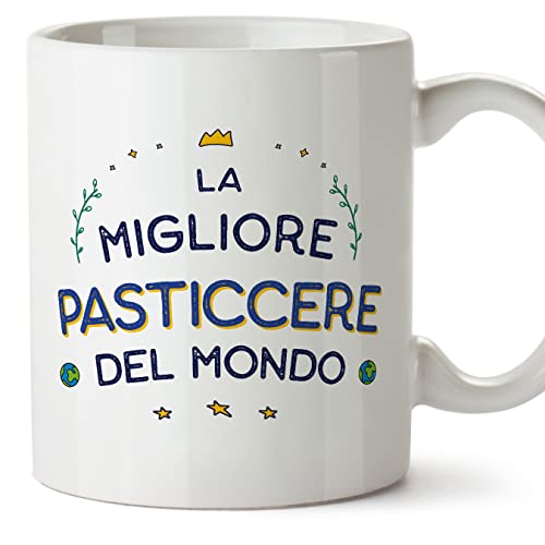 Mugffins Tazza in ceramica per PASTICCERE donna 11 oz / 350 ml - In...