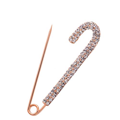 Aiguille fixe pour gilet qui s'ouvre : fixez votre cardigan avec ce bijou rose gold