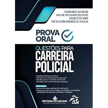 Capa do livro Prova Oral Questões Para a Carreira Policial