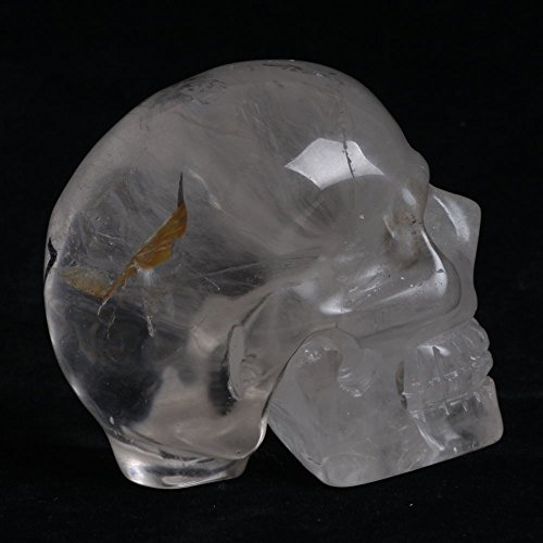 Hjt Hongjintian Natural Quartz Crystal Skull 2.28" H 0.50Lbs ¡­ #TOP3