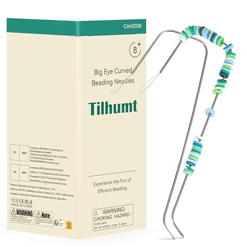 Tilhumt Clay Bead Spinner Kit, 5434Pcs Electric Bead Spinner and 2 Pcs Big Eye U-Shape Needles for Jewelry Making,Bracelets, Necklaces - Thumbnail 3