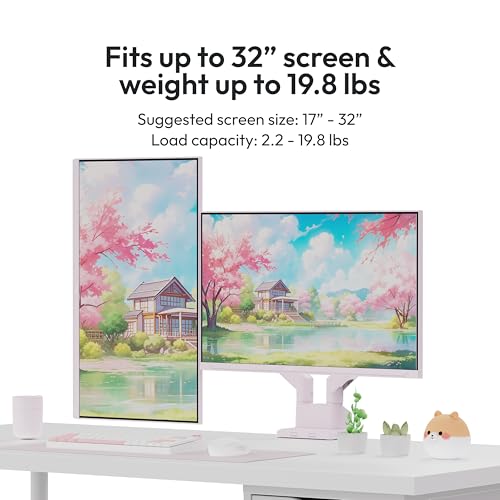 Image of Pixio Two PX246 Wave Pink 24 inch 120Hz Refresh Rate FHD 1080p Resolution IPS Panel 4ms GTG Response Time Gaming Monitor and PS1D Wave Pink Dual Monitor Arm