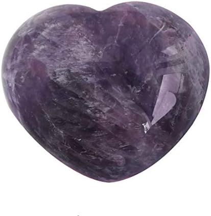 Lovionus89 Natural Rose Quartz Heart Love Palm Pocket Stone Healing Chakra Worry Stone(1.8 Inch)