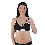 bravado still-bh seamless nursing bra Maximaler Hautkontakt mit BH-Körbchen, die vollständig herunterfallen. Der BH ist seit 30 Jahren von Laktationsberaten empfohlen Einhändig sichere Stillklammern mit Cups für maximalen Hautkontakt. Getestet auf bis zu 11 kg Das BRAVADO DESIGNS ECO-SOFT kombiniert natürliche Fasern, Bio-Baumwolle und Modal, für Atmungsaktivität, Pillingresistenz und Dehnungsregeneration mit einer unglaublichen Weichheit auf Ihrer Haut Kabelloses Design, damit nichts hohlen wird; mit leichter bis mäßiger Unterstützung für B-D Cups Stylischer Racerback und breites, flaches, glattes Unterband am Rücken für einen sportlichen Look