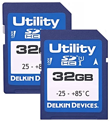 Delkin 32GB (2pbN) SDHC Class 10 MLC YƃO[hSDJ[hoh GoRAMvX`bNP[X2t