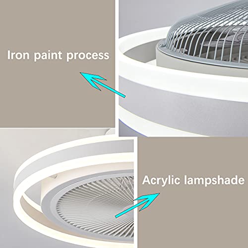 Ventilateur de plafond avec télécommande éclairage et plafonnier 50W - 6
