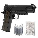 1911 Tactical Series pistola softair CO2 full metal scarrellante, 5 bombolette e 1000 pall...