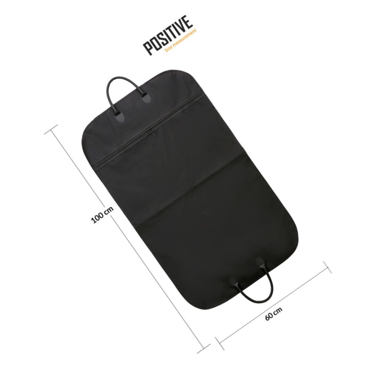 Porta Abito da Viaggio Pieghevole, 1 Pezzo, Oxford Nero | Custodia Passaggio Grucce, Resistente All’usura, per Cappotti Lunghi e Dress in Spostamenti Business