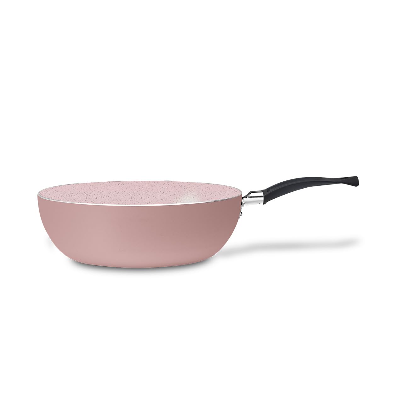 Brinox, Wok Brinox Ceramic Life Rainbow Ø24cm 2,65 Litros Rosa