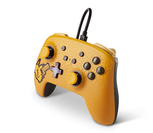 Controle P/ Nsw Powera 1518383-01 Pikachu com Fio - Nintendo Switch