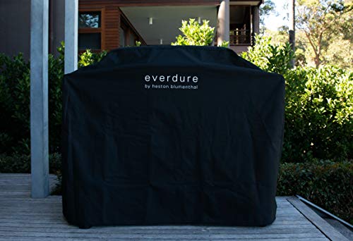 Everdure By Heston Blumenthal Furnace Freestanding Gas Grill Long Cover, Durable Straps, Waterproof Lining And 4 Season Protection, Black #TOP2