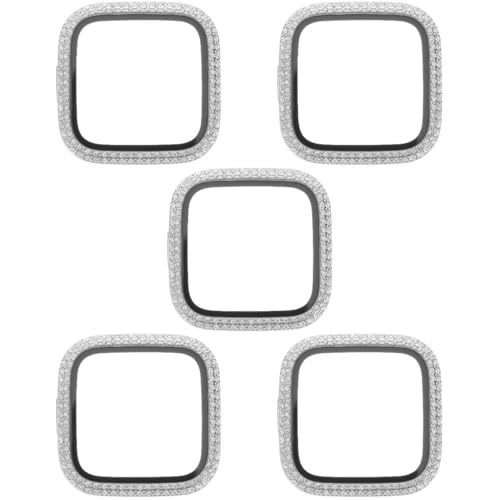 Coque de montre connectée en PC dur UPKOCH (5 pièces) - Protection d'écran et boîtier anti-rayures