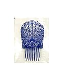 Edad: Adulto DISBACANAL Peineta Flamenca Grande - Azul