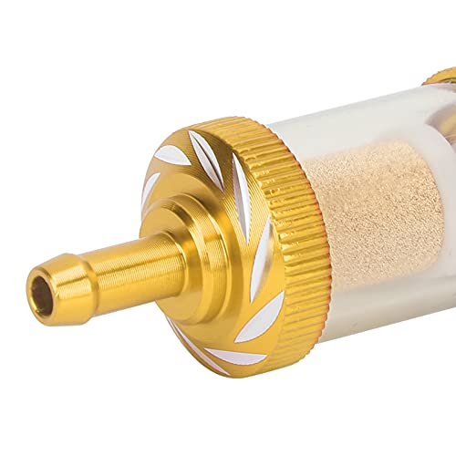 Filtro de Gasolina para Combustível de Motocicleta, Escultura para Moto de 6mm de Diâmetro, Material
