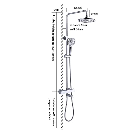 Ensemble robinet de douche thermostatique pour stopper le froid