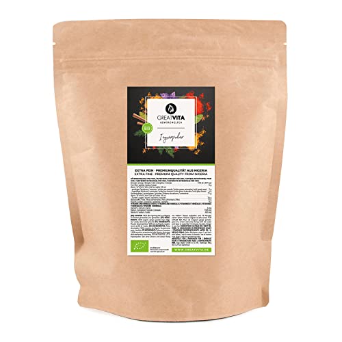 GreatVita Bio Ingwer Pulver, 250g 100% reine Ingwerwurzel ohne Zusätze