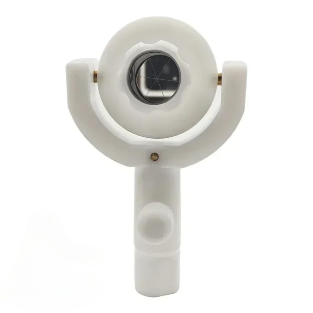 ACCRSNCH 109 Mini Reflective Tilt Prism Surveying Monitoring Reflector with Swiss Type to 5/8 Thread Adapter (100, White, 1