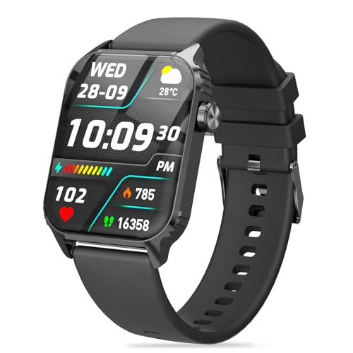TRAUSI Smart Watch with 120 Sports Modes, IP67 Waterproof Fitness Watch for iPhone/Android