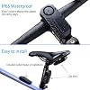USUPERINK Bike Alarms for Ebikes, 2Pcs Wireless Bike Alarm with Remote, Anti-Theft Bicycle Motorcycle Alarm Wireless Security Vibration Motion Sensor Alarms, IP65 Waterproof Super Loud 113dB