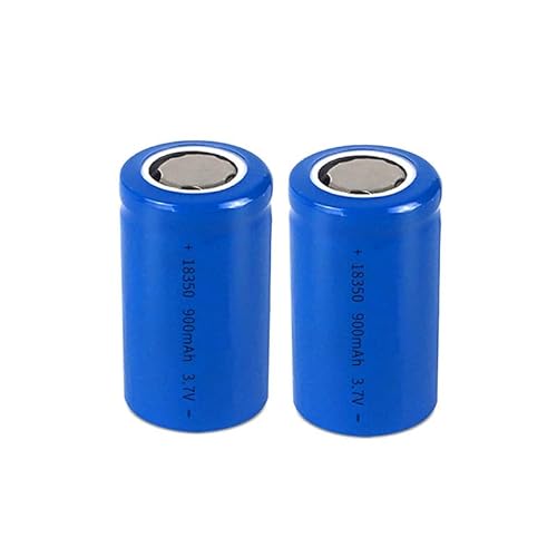 18350 Pilas Recargables 3.7V 900mAh Baterías de Litio Flat Top Li-Ion Bateria para Linternas LED