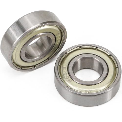 Image of 2Pcs Z1009 Deep Groove Ball Bearing 12 * 28 * 8 Bearing 6001Z Pre-Lubricated