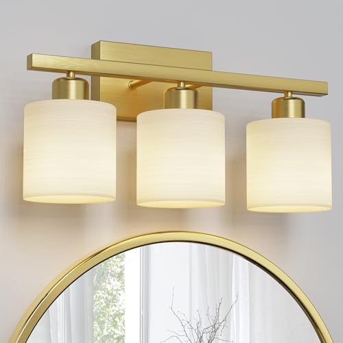 PARTPHONER Bathroom Light Fixtures, Bathroom Lighting Fixtures Over Mirror, Interior Classic Vanity...