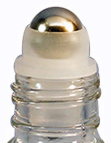 Perfume Studio® Replacement Roller Tops for Roll-On Bottles with Stainless Steel Metal Balls (24 Units) - Fits Roll On Bottles with a .63 in / 16 mm Inner Neck