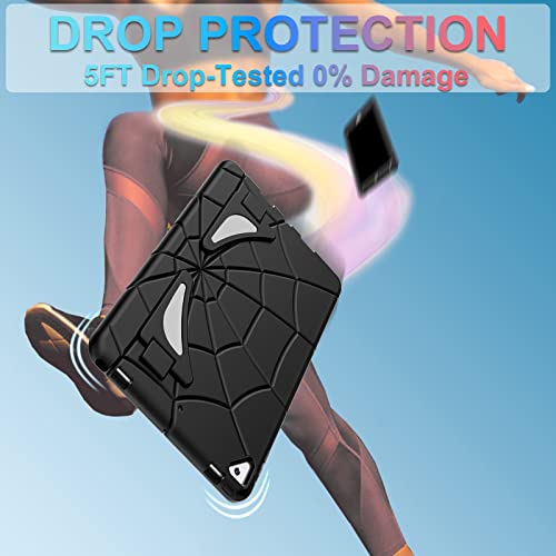 Image of Nitupai iPad Case for Kids 10.2 Inch, Heavy Duty Shockproof Rugged Protective Cover with Stand, Black