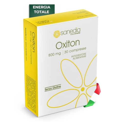 Sanedia Oxiton - Integratore Naturale per Combattere Stanchezza e Stress Ossidativo, con Ac-Alfa Lipoico, Eleuterococco e Rodiola, 30 Compresse