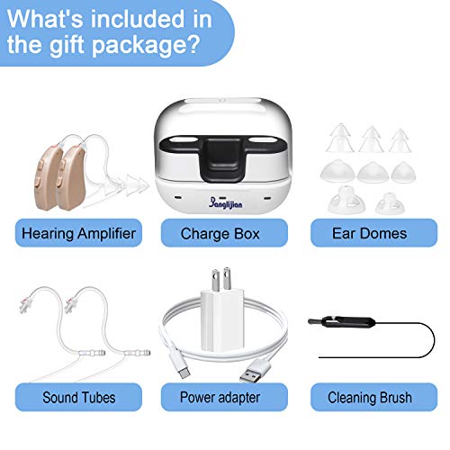 Banglijian Hearing Aids Rechargeable For Adults Seniors, Magnetic Contact Charging Box With Larger Capacity, Small Hearing Aid With Noise Reduction And Feedback Cancellation #TOP6