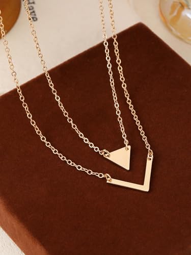 1PC Gold Necklace for Women, Delicate Pendant Jewelry, Fashionable Women's Jewelry for Prom, Layered Necklaces for Women, Elegant Choker Necklace for Special Events2