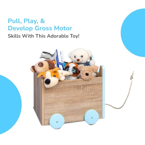 Image of Alex Daisy Toy Storage Box /Cart (Blue)