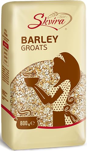3.5 LB Skvira Peeled Barley Grits GMO Free 800 gr / 28.22 Oz (2 Pack)