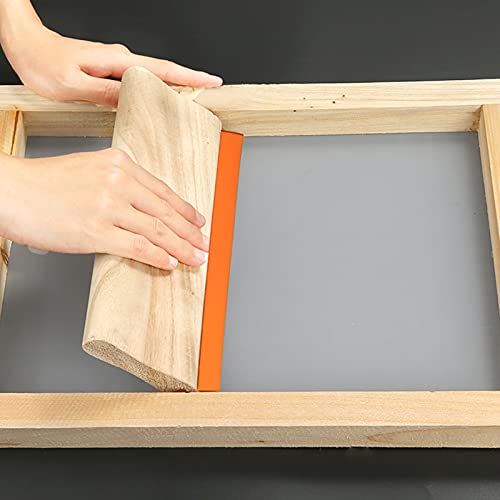 Caydo 6 Pieces 3 Size Wood Silk Screen Printing Frame With Mesh For Screen Printing, 10 X 14 Inch, 8 X 12 Inch, 6 X 10 Inch #TOP4