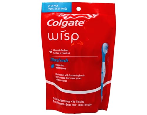 Colgate Max Fresh Wisp cepillo de dientes pequeño que limpia sin agua 2
