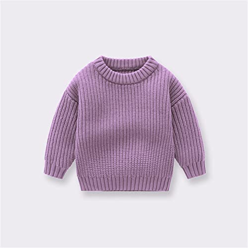 Baby Girl Boy Chunky Knit Sweater Crew Neck Knitted Pullover Sweatshirt Toddler Basic Fall Winter Knitwear Clothes3
