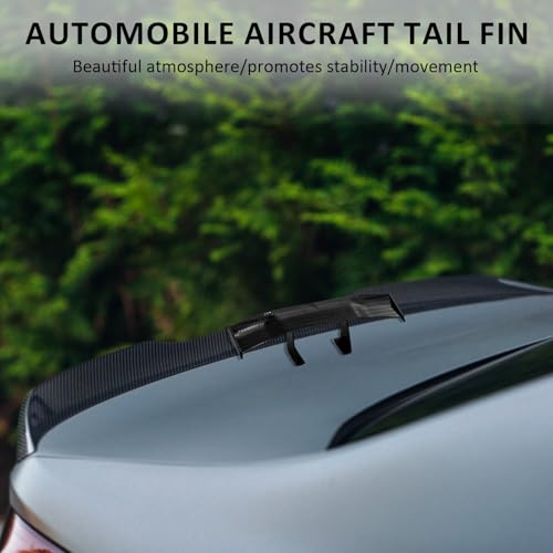 Universal Auto Mini Spoiler SRLWMYI 2 Stuck Kompakter Heckspoiler ohne Bohrung Eignet Sich, für luba 2 AWD 5000 und Worx Mähroboter Allgemeine Verwendung Dekorationszwecke