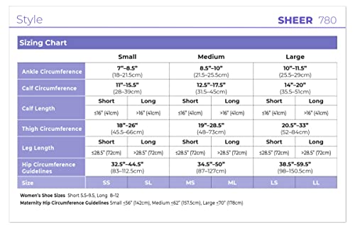 Image of SIGVARIS Women's Style Sheer 780 Closed Toe Thigh-Highs w /Grip Top 20-30mmHg