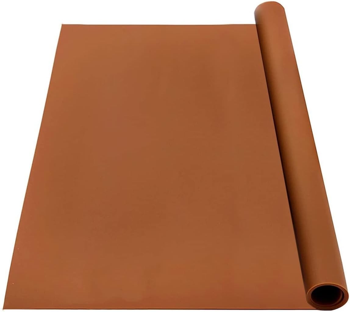 Ponadwymiarowa odporna na ciepło mata silikonowa antypoślizgowa podkładka ochronna na blat kuchenny 50 x 50 cm idealna do kawy i pieczenia, trwała powierzchnia nieprzywierająca